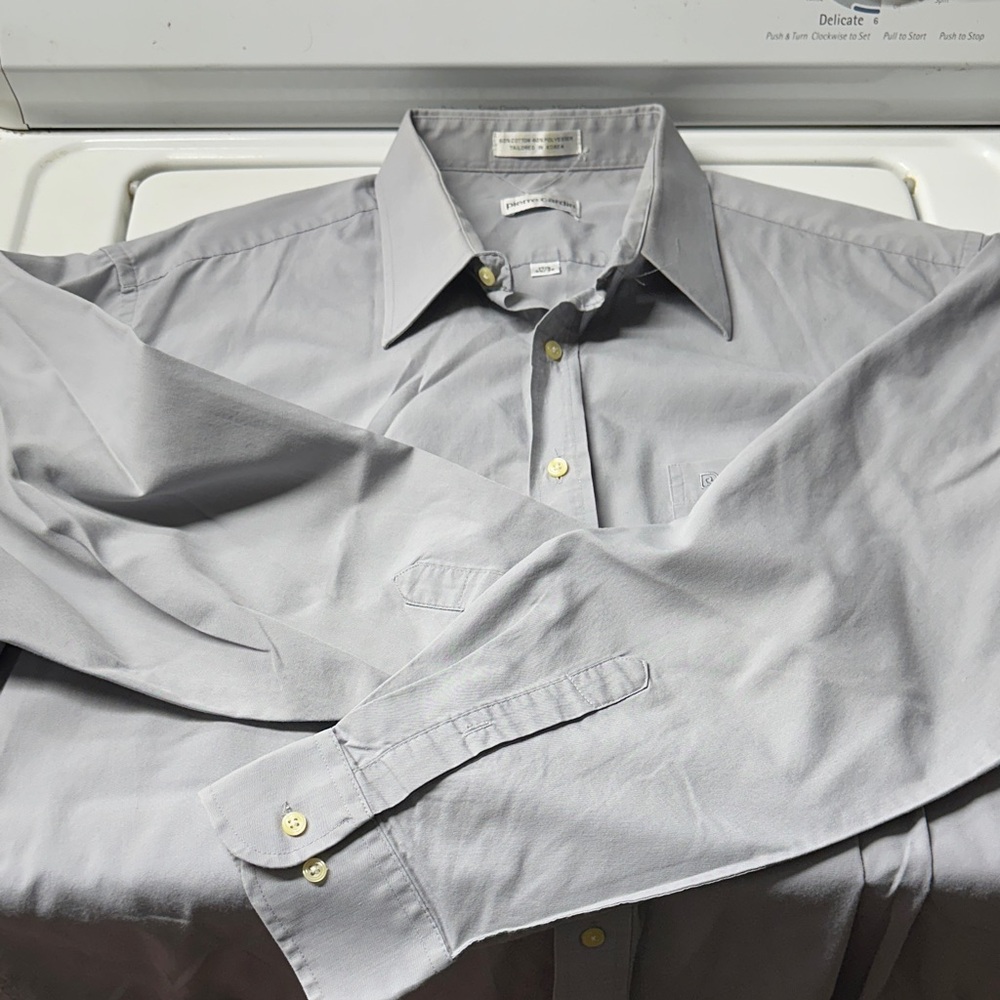 Pierre Cardin Light Gray Dress Shirt